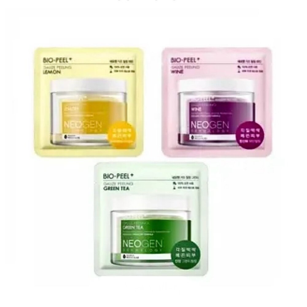 NEOGEN Dermalogy Bio-Peel Gauze Peeling (Original Version) 2 each of all 3 Types